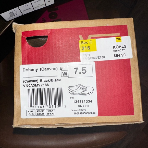 black vans off the wall women’s size 8 canvas shoes - Picture 7 of 7